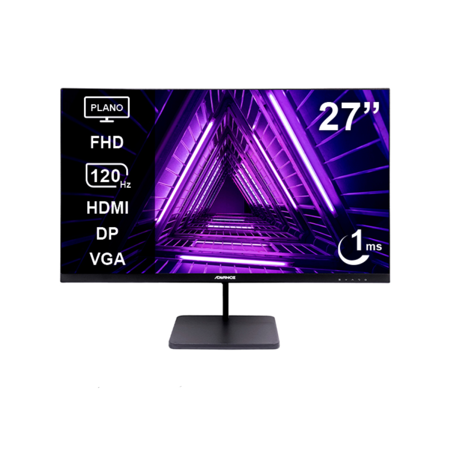monitor-plano-advance-adv-2754s-27-fhd-ips-120hz-1ms-hdmi-dp-vga-parlantes-negro